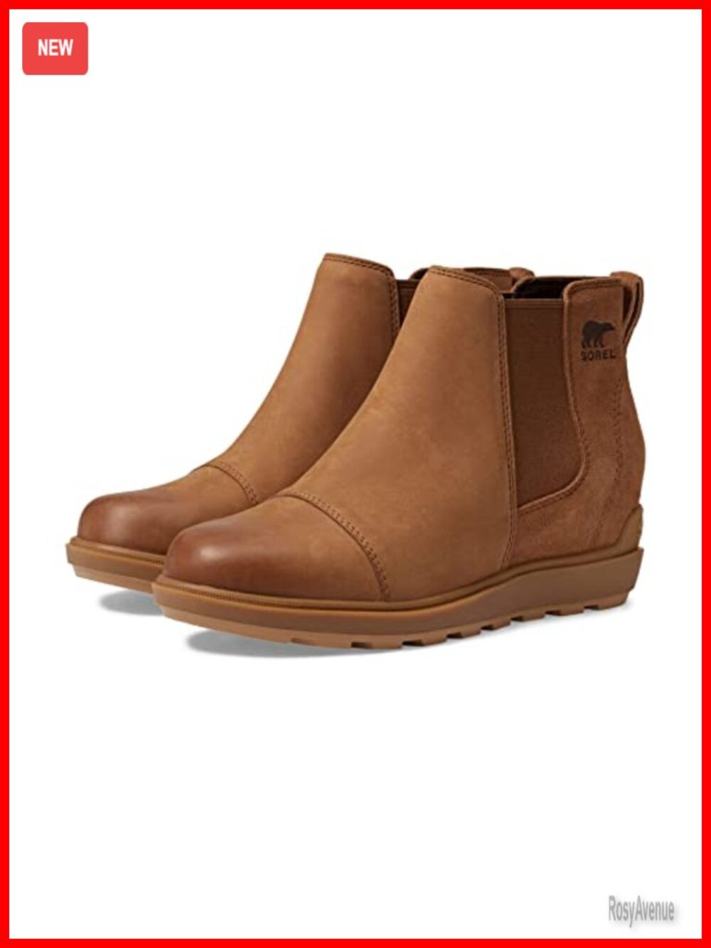 Women's Evie II Chelsea Ankle Boot Leather Suede Slip-On Winter Shoe